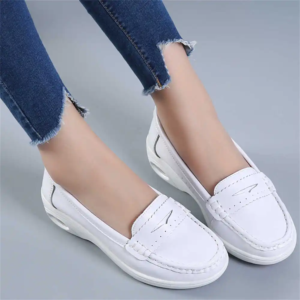 Wedding Supply Resale - Thick Sole Slipon White Trainers For