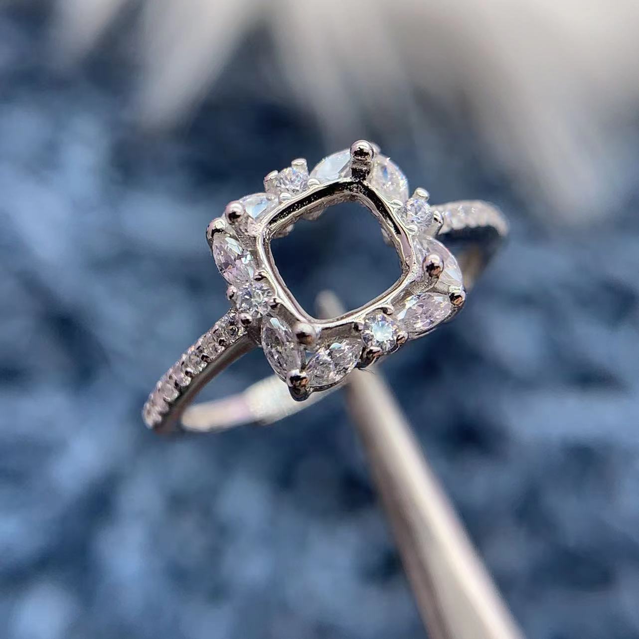 Wedding Qb - MeiBaPJ Inlay Square 6 * 6mm