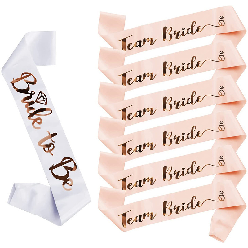 Bride Tribe Sash - 3pcs Bride Scarf for Bless Girl