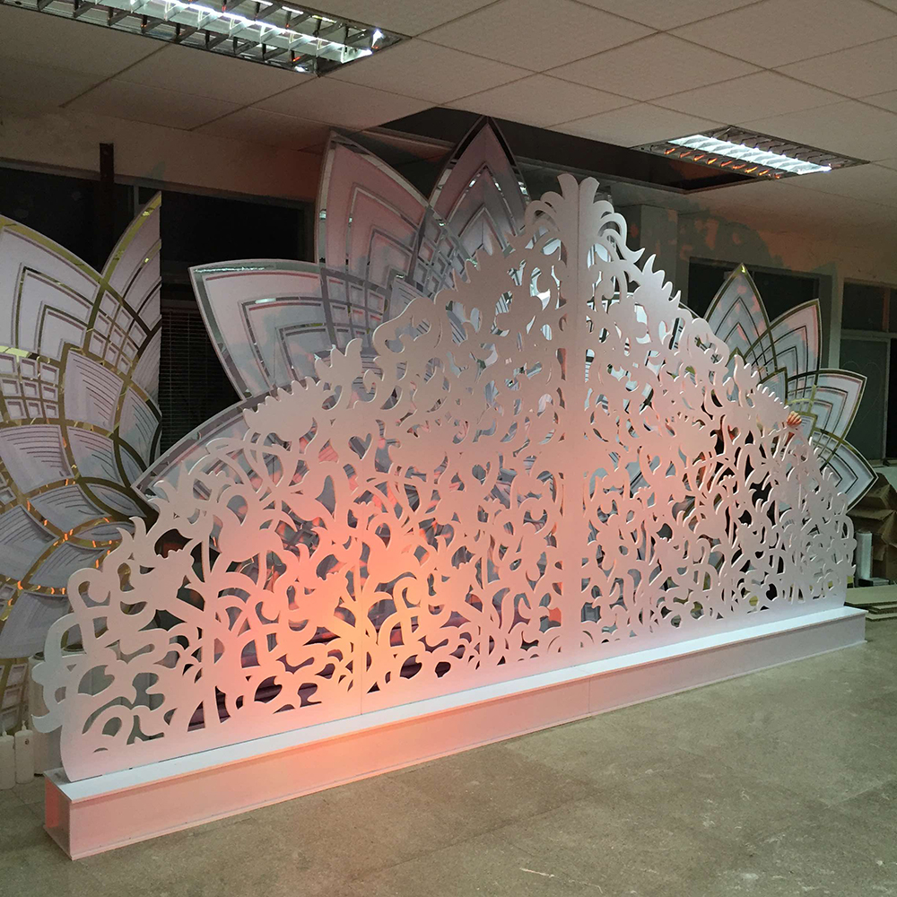 Supplier Wedding - Latest Creative Design White Acrylic Hallow