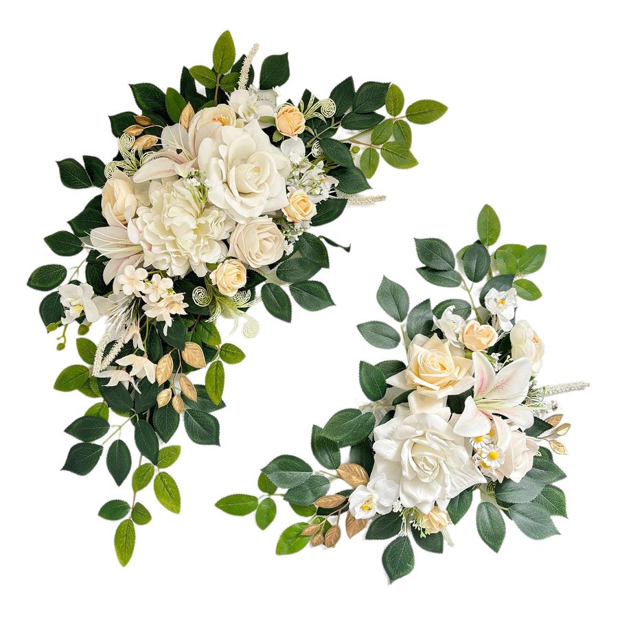 Wedding Arch Flower - Pack of 2 Wedding Arch, Artificial