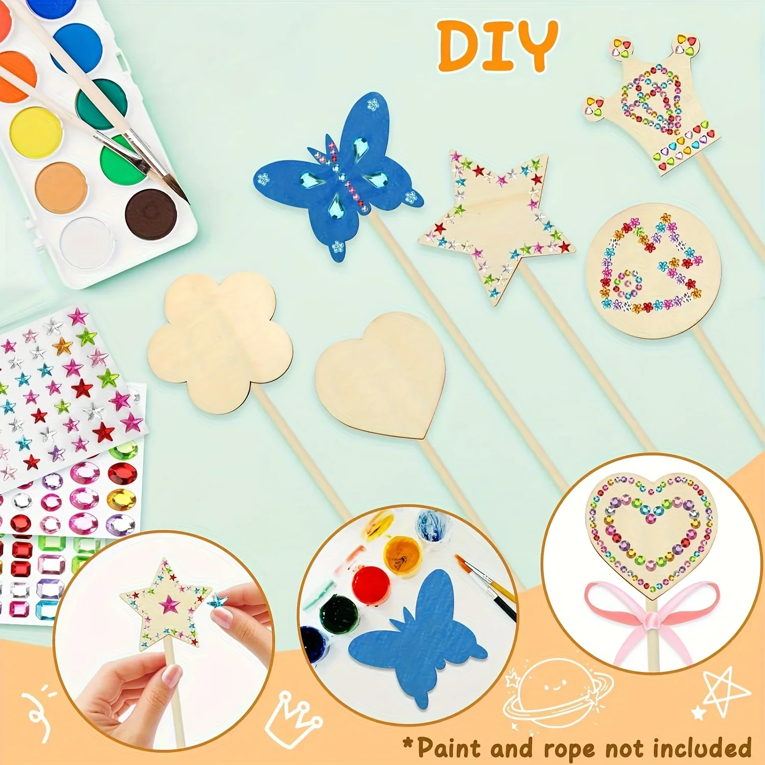 Suit Supply Wedding Party - 20Pcs Of Wooden Magic Wand Handmade