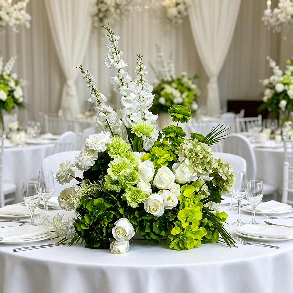 Luxury White Green Arrangement - đánh giá và giá Wedding Arch Flower