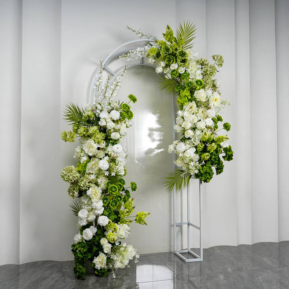 Luxury White Green Arrangement - đánh giá và giá Wedding Arch Flower
