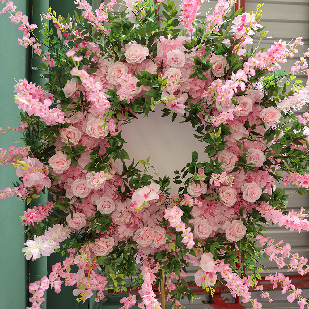 Ceiling Circle Flower W120cm P - đánh giá và giá Wedding Arch Flower