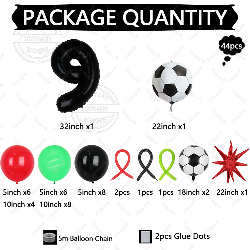 44Pcs Football Boy 1-9th Birth - đánh giá và giá Supply Wedding Venue