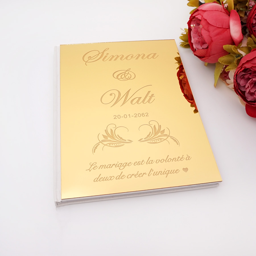 Acrylic Mirror Personalized El - đánh giá và giá Personalized Guest Book