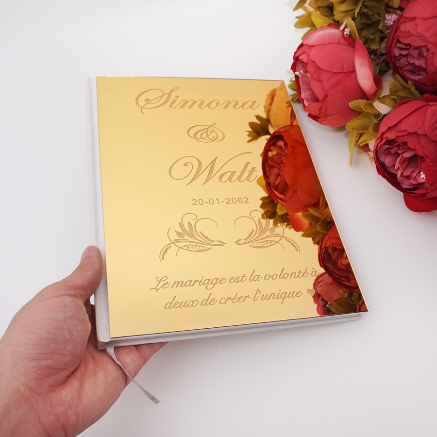 Acrylic Mirror Personalized El - đánh giá và giá Personalized Guest Book
