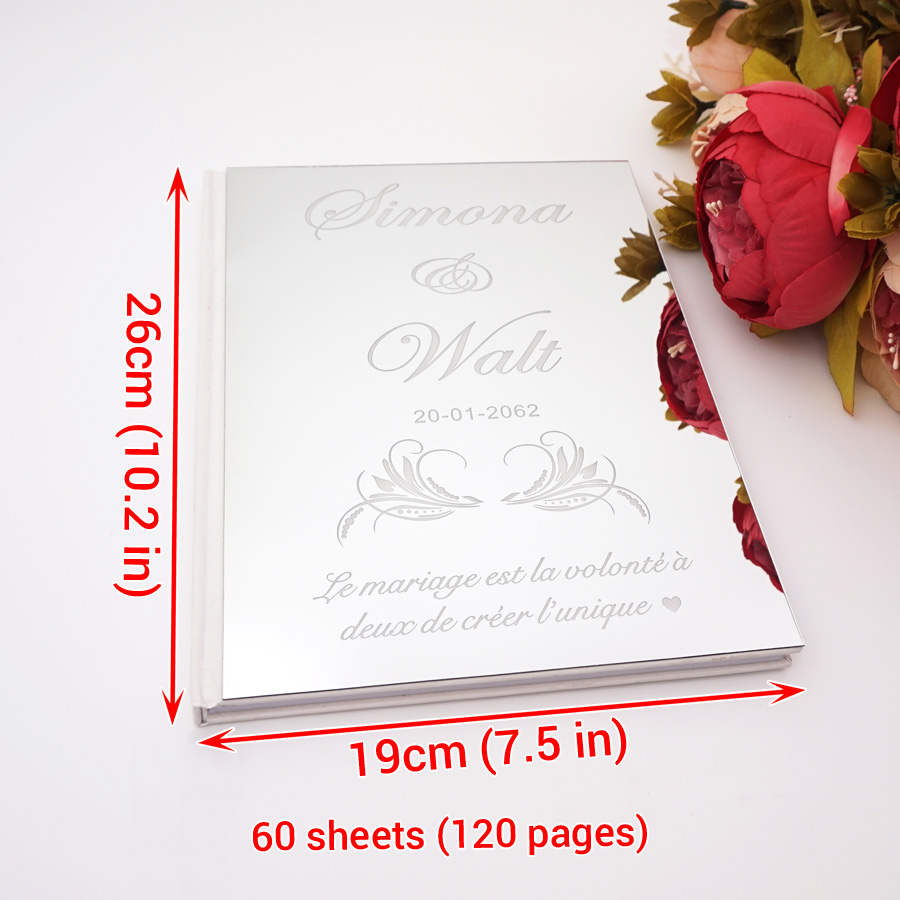 Acrylic Mirror Personalized El - đánh giá và giá Personalized Guest Book