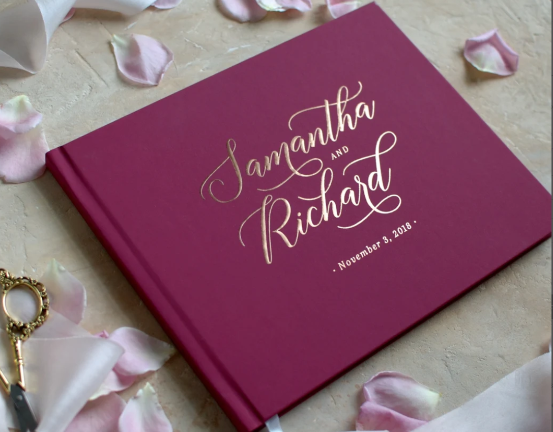 Custom Wedding Guest Book Pers - đánh giá và giá Personalized Guest Book