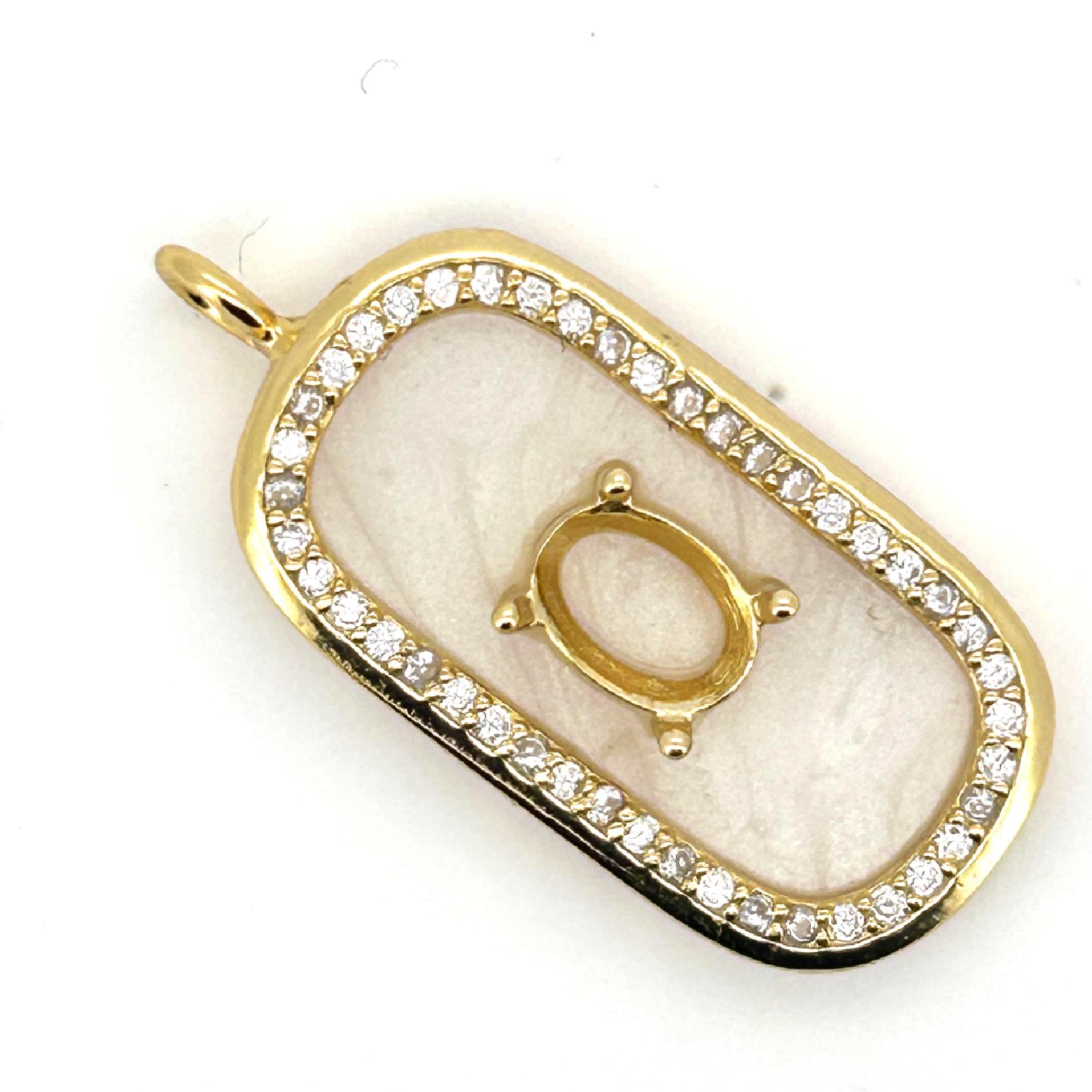 MeiBaPJ Inlay 5*7mm Oval Gemst - đánh giá và giá Wedding Qb