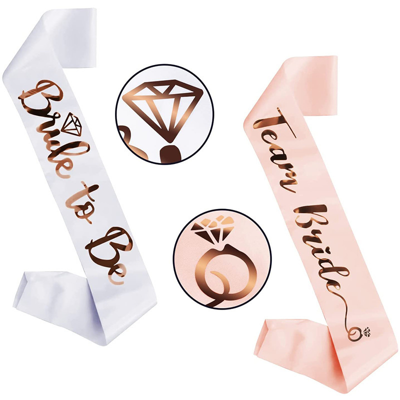 3pcs Bride Scarf for Bless Gir - đánh giá và giá Bride Tribe Sash