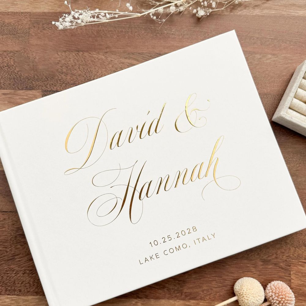 Personalized Wedding Guest Boo - đánh giá và giá Personalized Guest Book