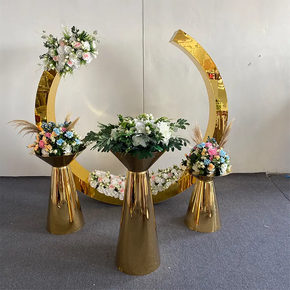 Hot Sale Gold Trim Flower Acry - đánh giá và giá Supplier Wedding