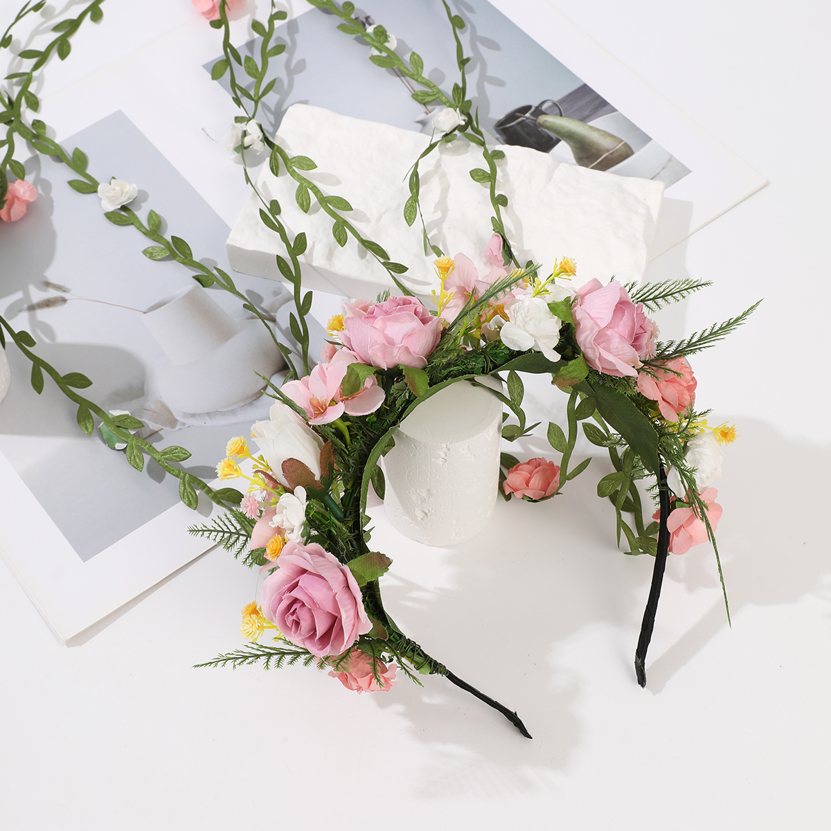 1pc Bohemian Rattan Flower Vin - đánh giá và giá Wedding Arch Flower