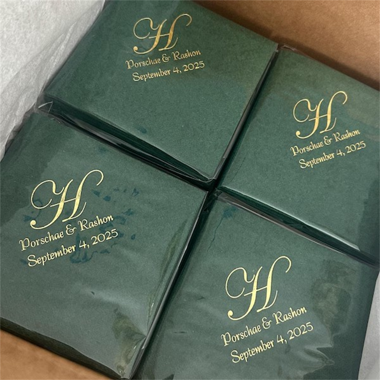 50pcs Custom Wedding Napkins I - đánh giá và giá Supply Wedding Venue