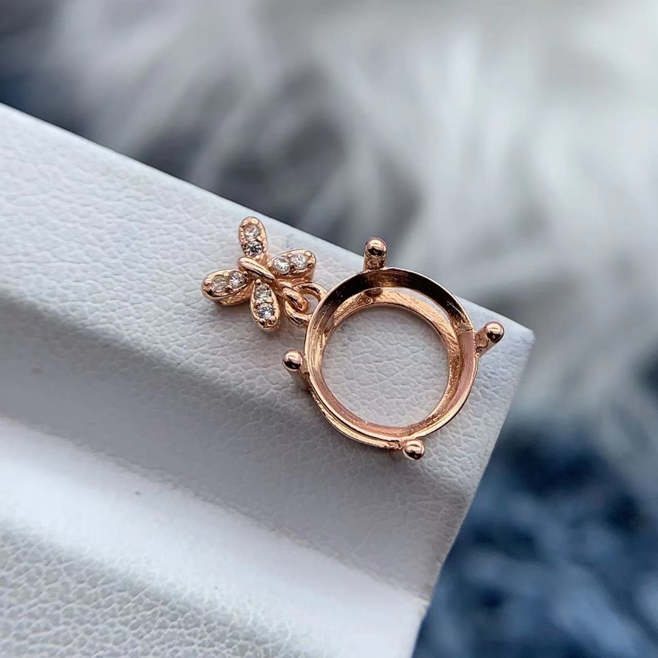 MeiBaPJ Inlay Circular Gemston - đánh giá và giá Wedding Qb