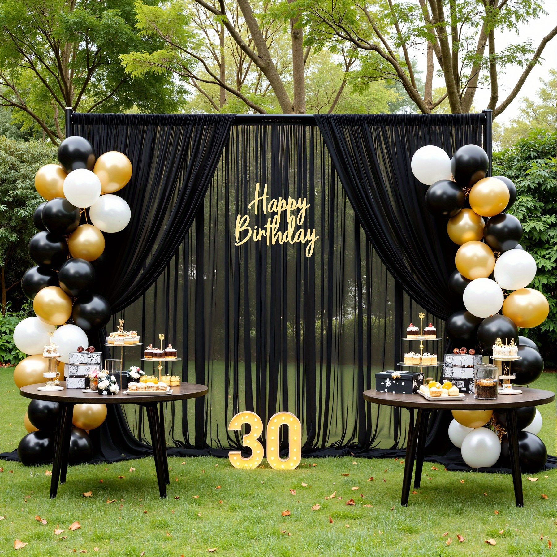 2pcs, 7.2x10ft Tulle Backdrop  - đánh giá và giá Wedding Backdrop Curtain