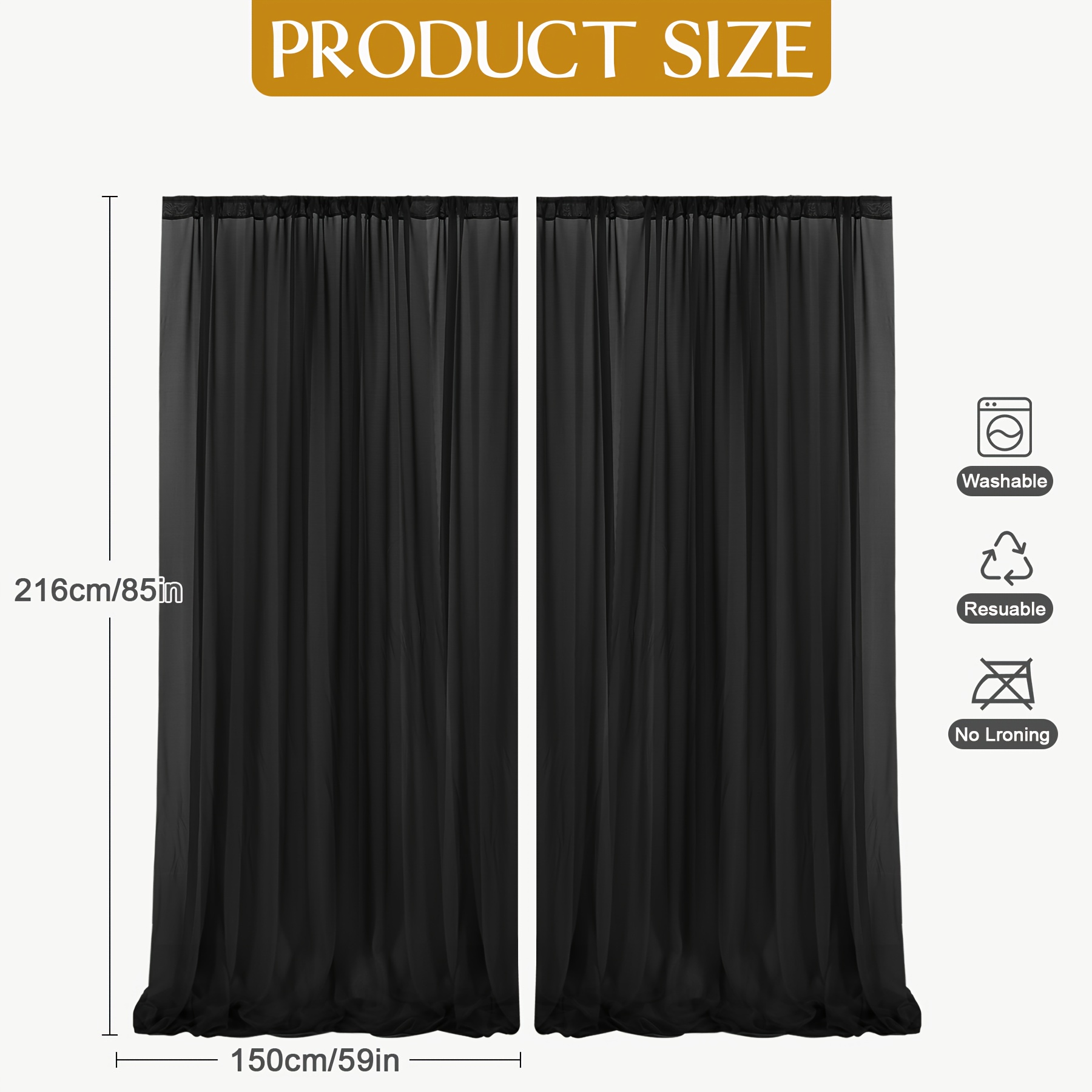 2pcs, 7.2x10ft Tulle Backdrop  - đánh giá và giá Wedding Backdrop Curtain
