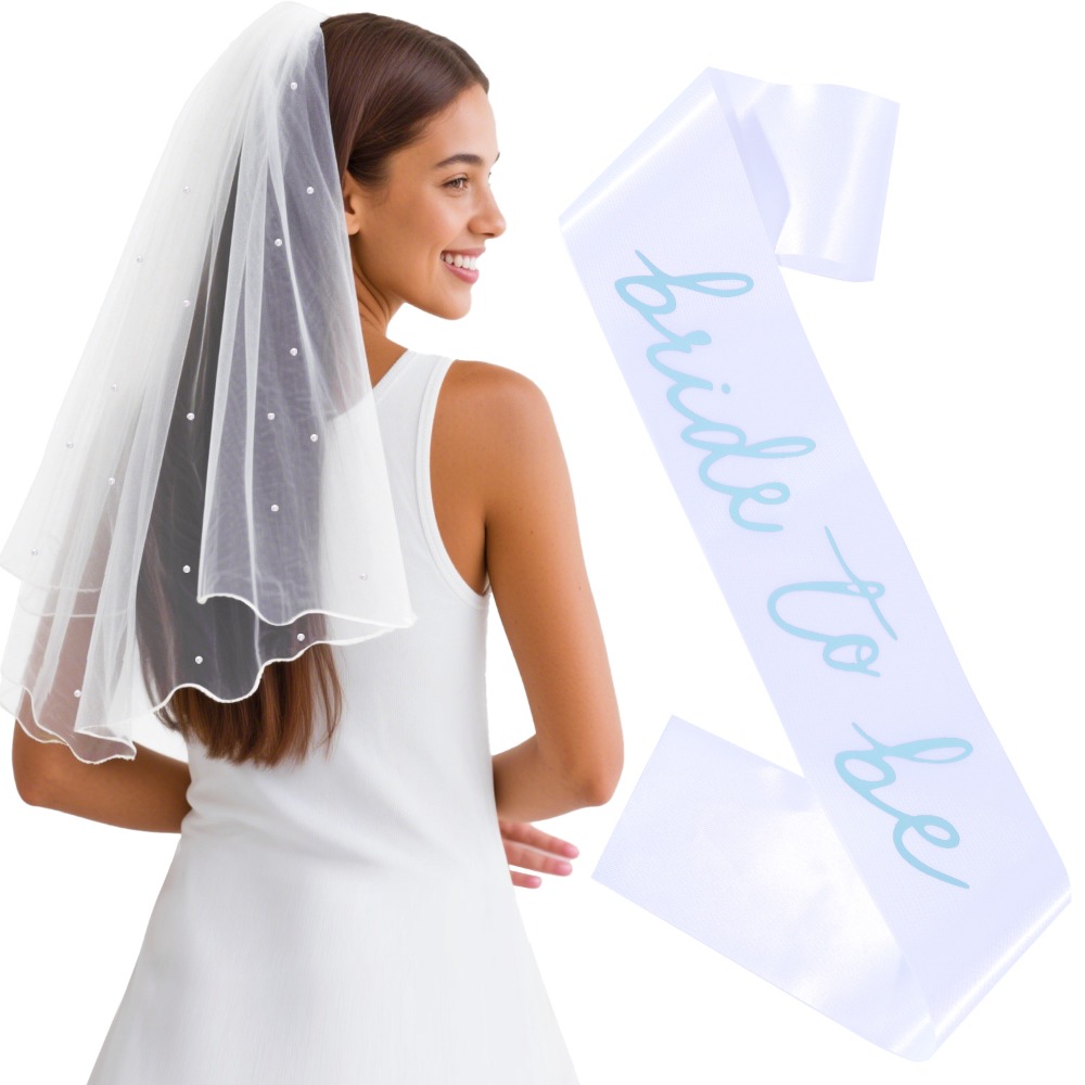 2pcs Pearl Bride To Be Satin S - đánh giá và giá Bride Tribe Sash