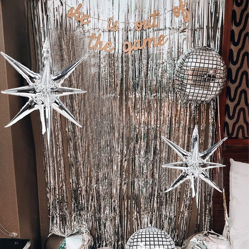 8pcs Silver Disco Explosion St - đánh giá và giá Supply Wedding Venue