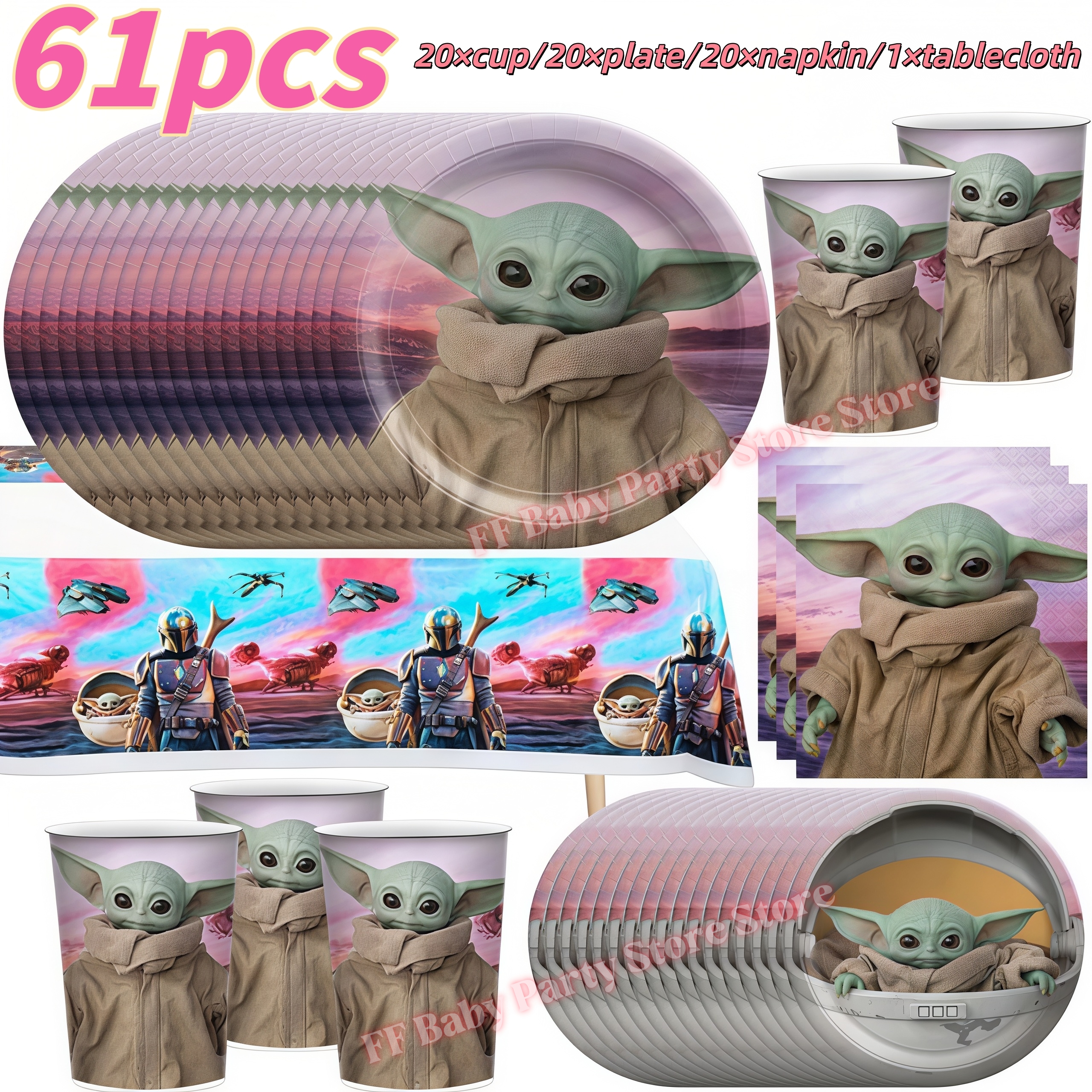 Star Waring Yoda Baby Theme Bi - đánh giá và giá Wedding Supply Warehouse