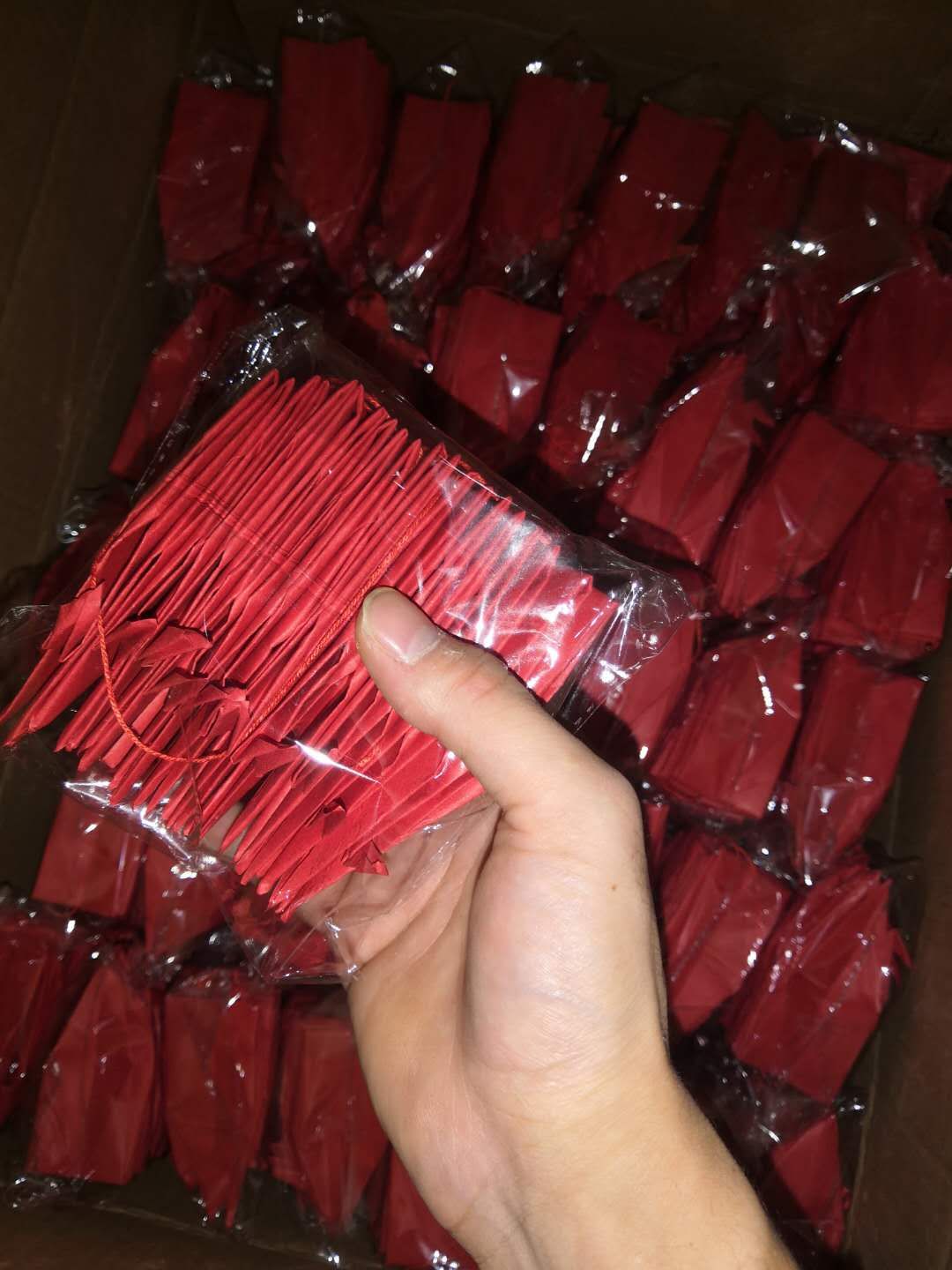 Red Paper Crane Decoration Han - đánh giá và giá Supply Wedding Venue