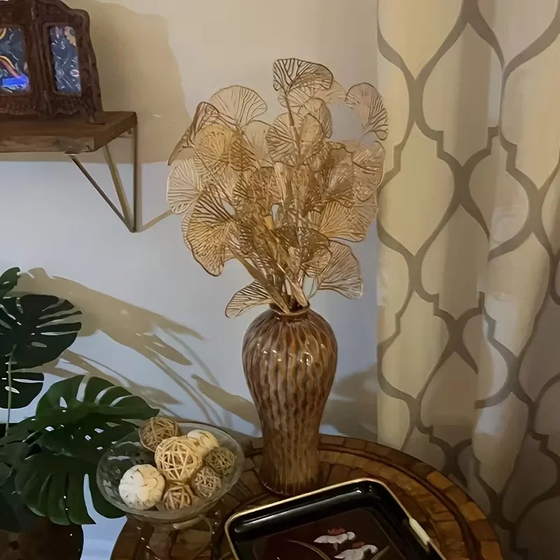 5PC Gold Ginkgo Eucalyptus Hol - đánh giá và giá Wedding Arch Flower