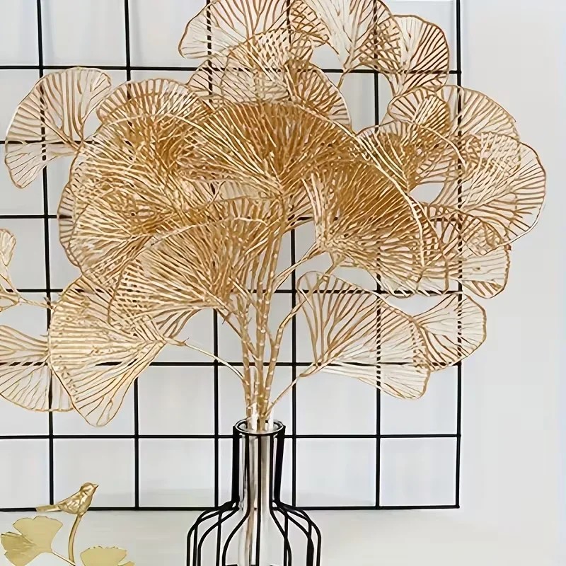5PC Gold Ginkgo Eucalyptus Hol - đánh giá và giá Wedding Arch Flower