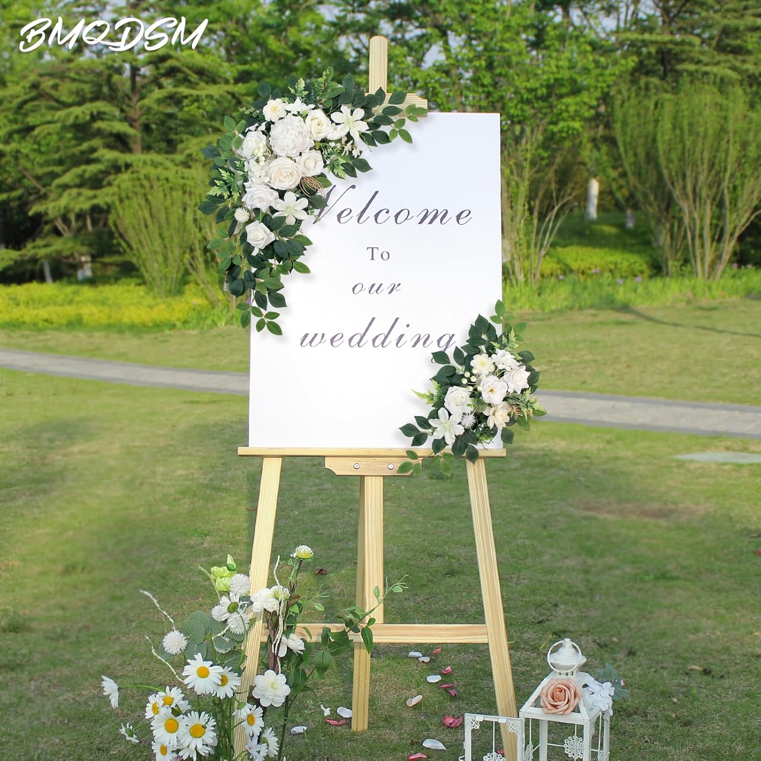 Pack of 2 Faux Wisteria Hangin - đánh giá và giá Wedding Arch Flower