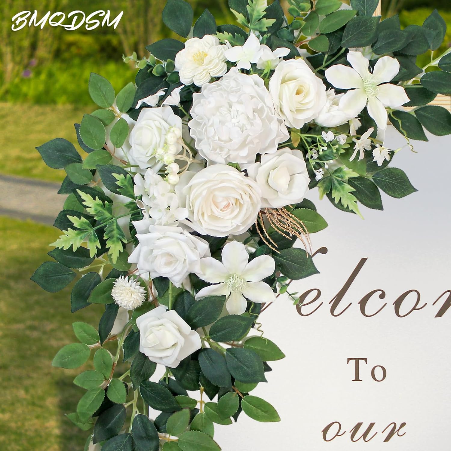 Pack of 2 Faux Wisteria Hangin - đánh giá và giá Wedding Arch Flower