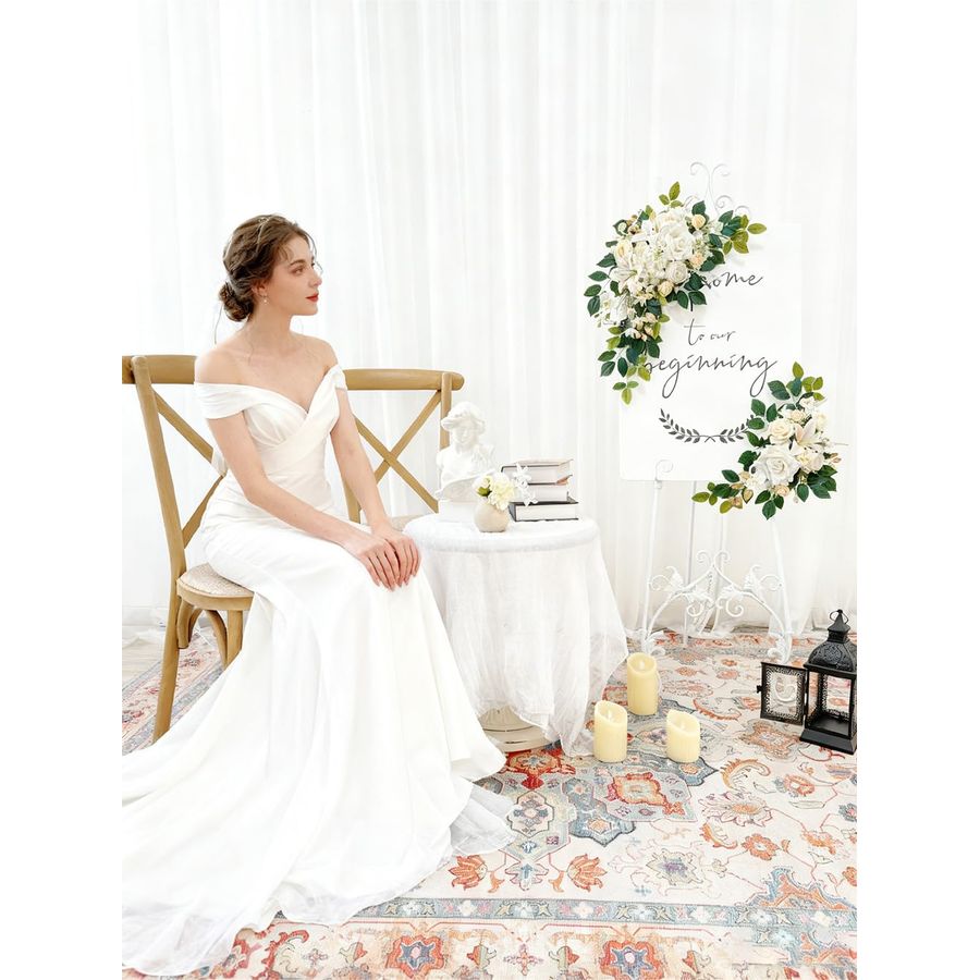 Pack of 2 Wedding Arch, Artifi - đánh giá và giá Wedding Arch Flower