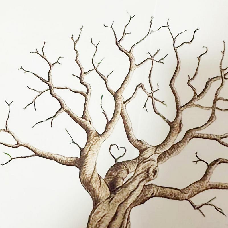 Wedding Fingerprint Tree Paint - đánh giá và giá Personalized Guest Book