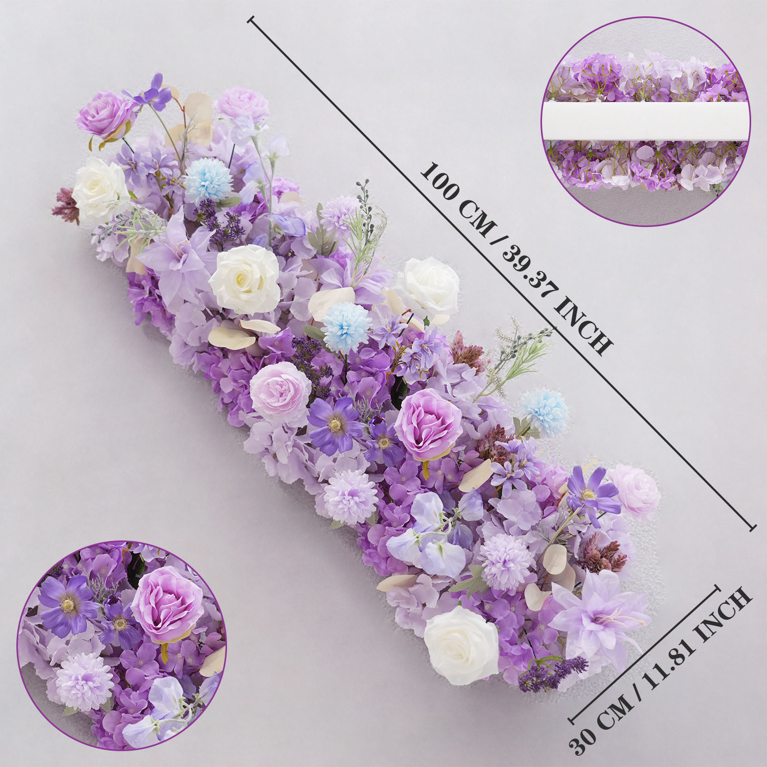 Uflower Purple Artificial Flow - đánh giá và giá Wedding Arch Flower