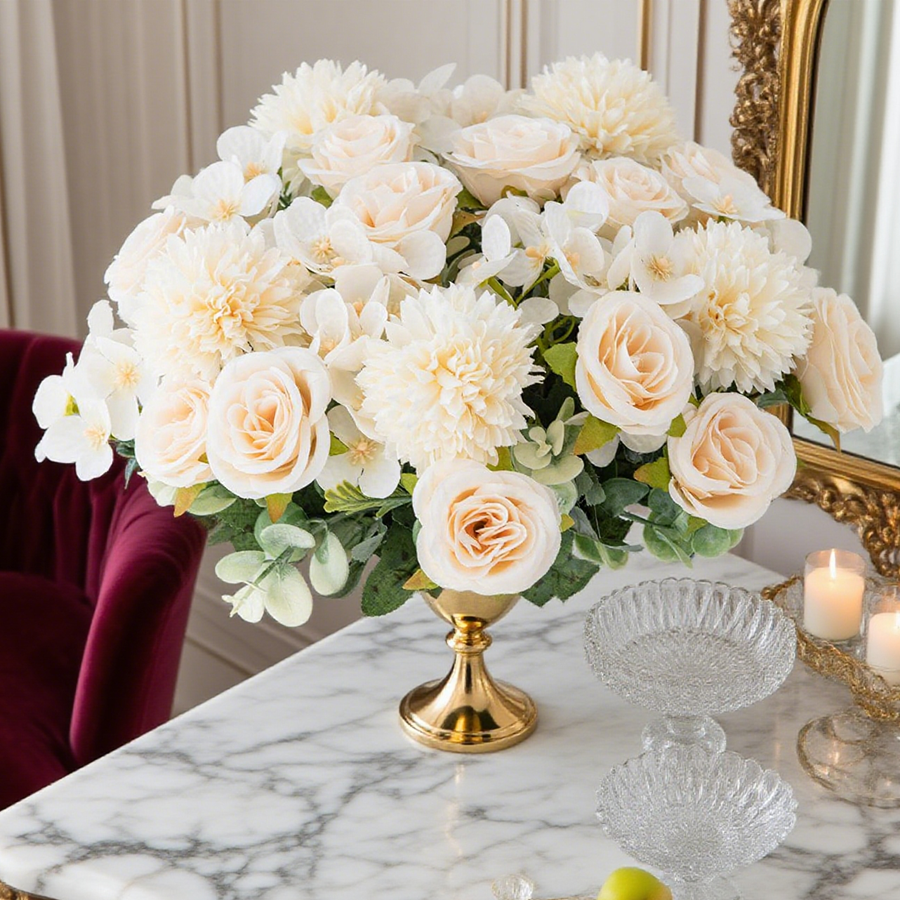 1/4pcs Artificial Flower Rose  - đánh giá và giá Wedding Arch Flower