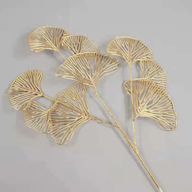 5PC Artificial Gold Ginkgo Euc - đánh giá và giá Wedding Arch Flower