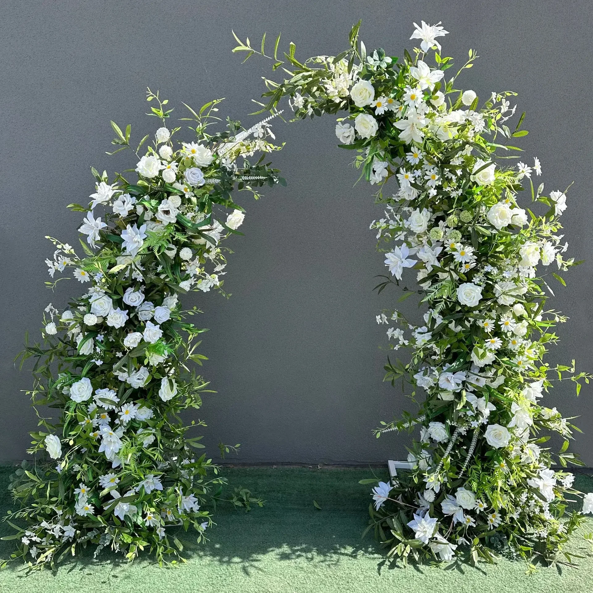 Trumpet Arch Artificial Flower - đánh giá và giá Wedding Arch Flower