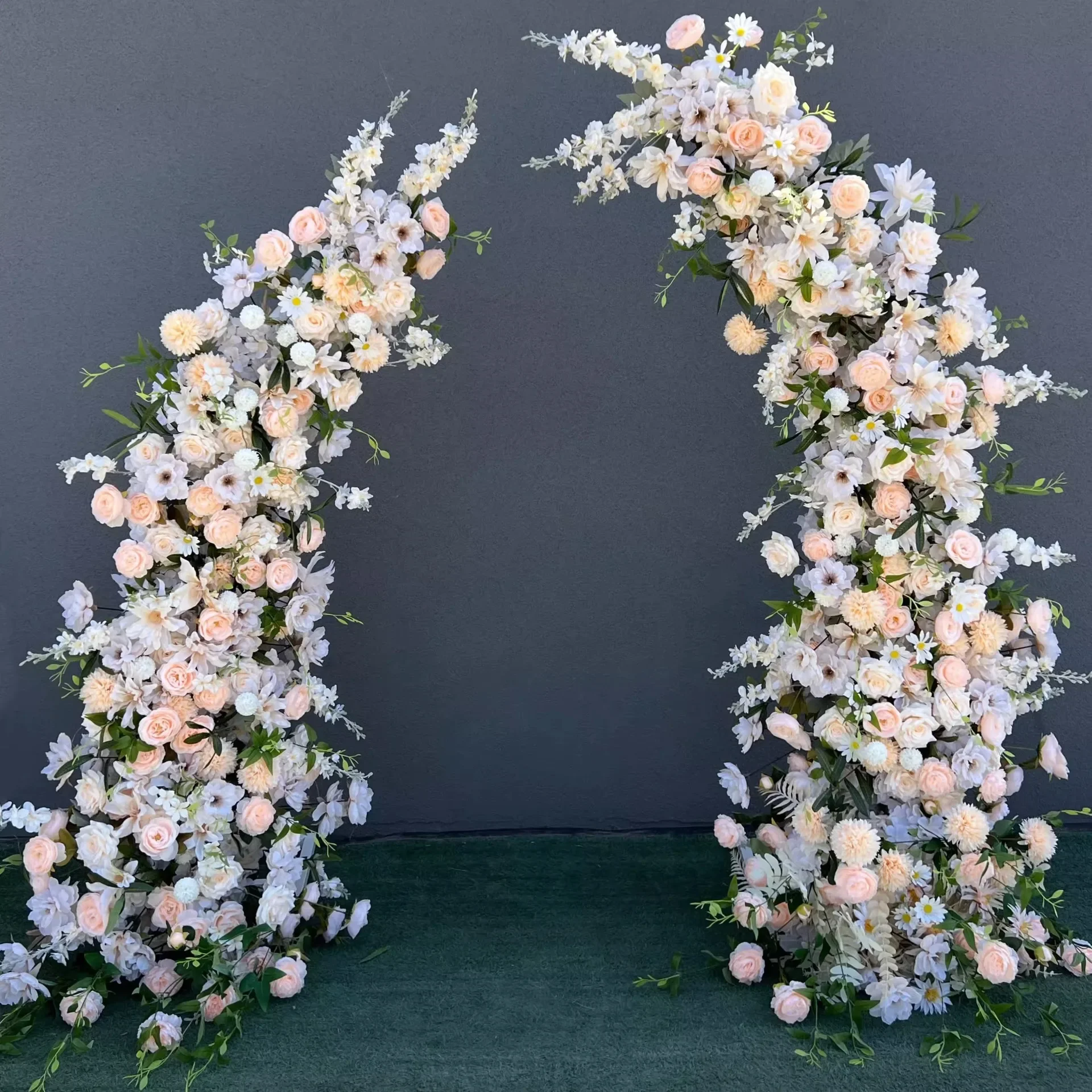 Trumpet Arch Artificial Flower - đánh giá và giá Wedding Arch Flower