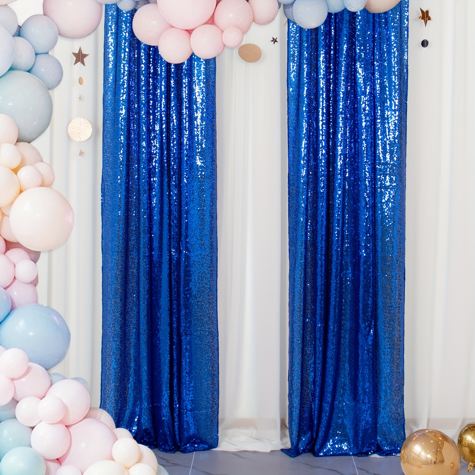 2 Packs/4Packs Sequin Curtains - đánh giá và giá Wedding Backdrop Curtain