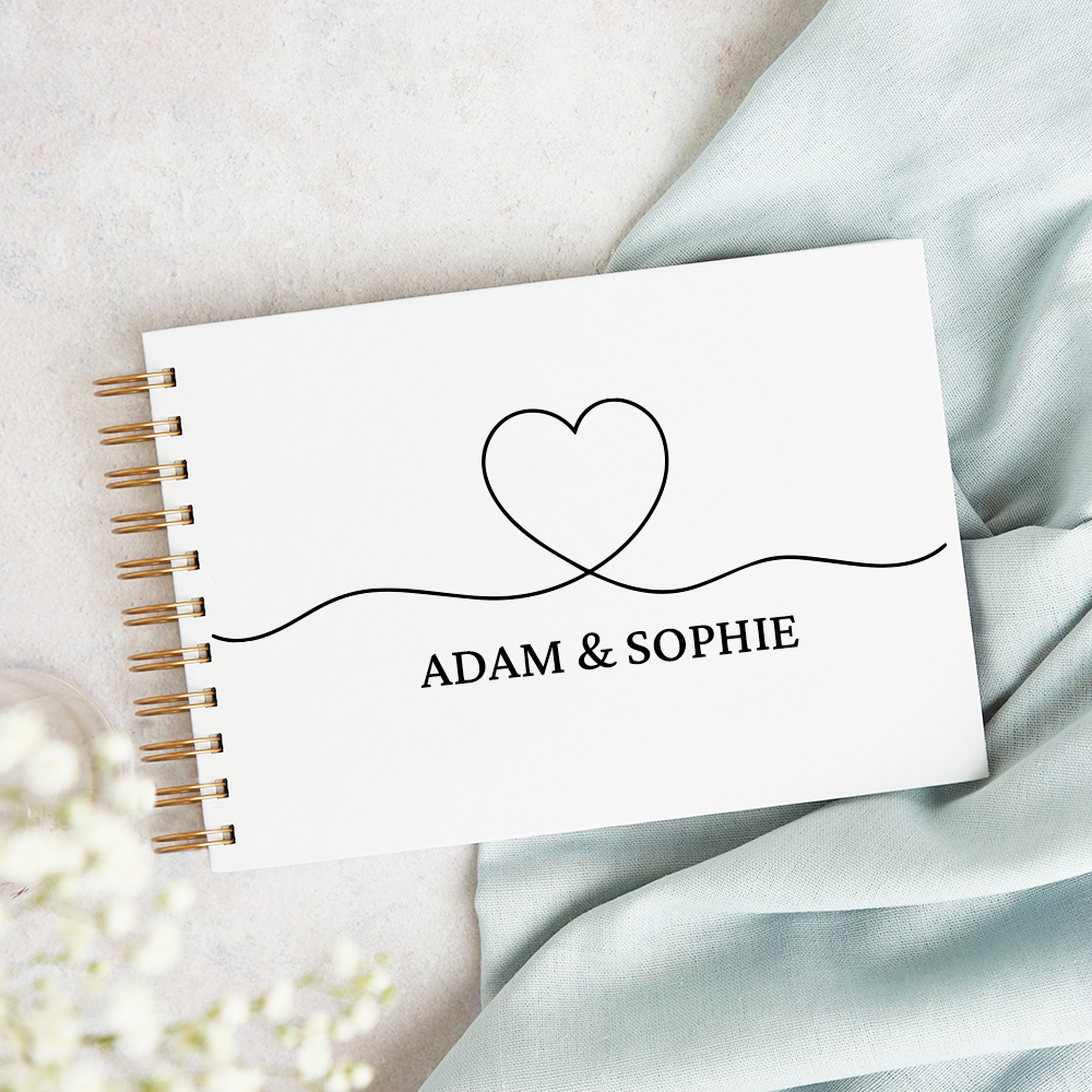 Custom Wedding Guestbook Simpl - đánh giá và giá Personalized Guest Book
