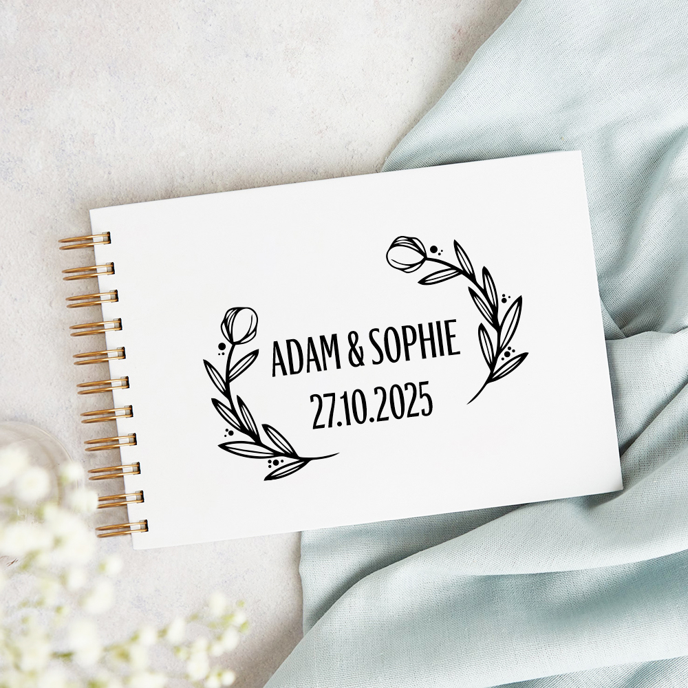 Custom Wedding Guestbook Simpl - đánh giá và giá Personalized Guest Book