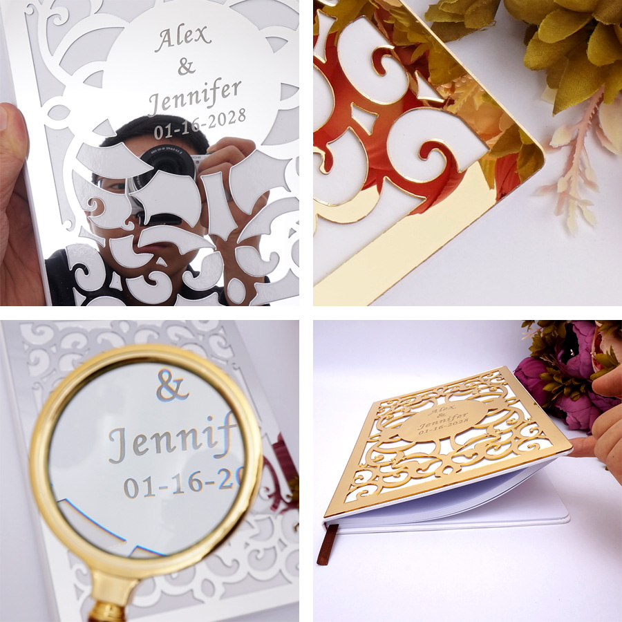 Custom Wedding Signature Guest - đánh giá và giá Personalized Guest Book