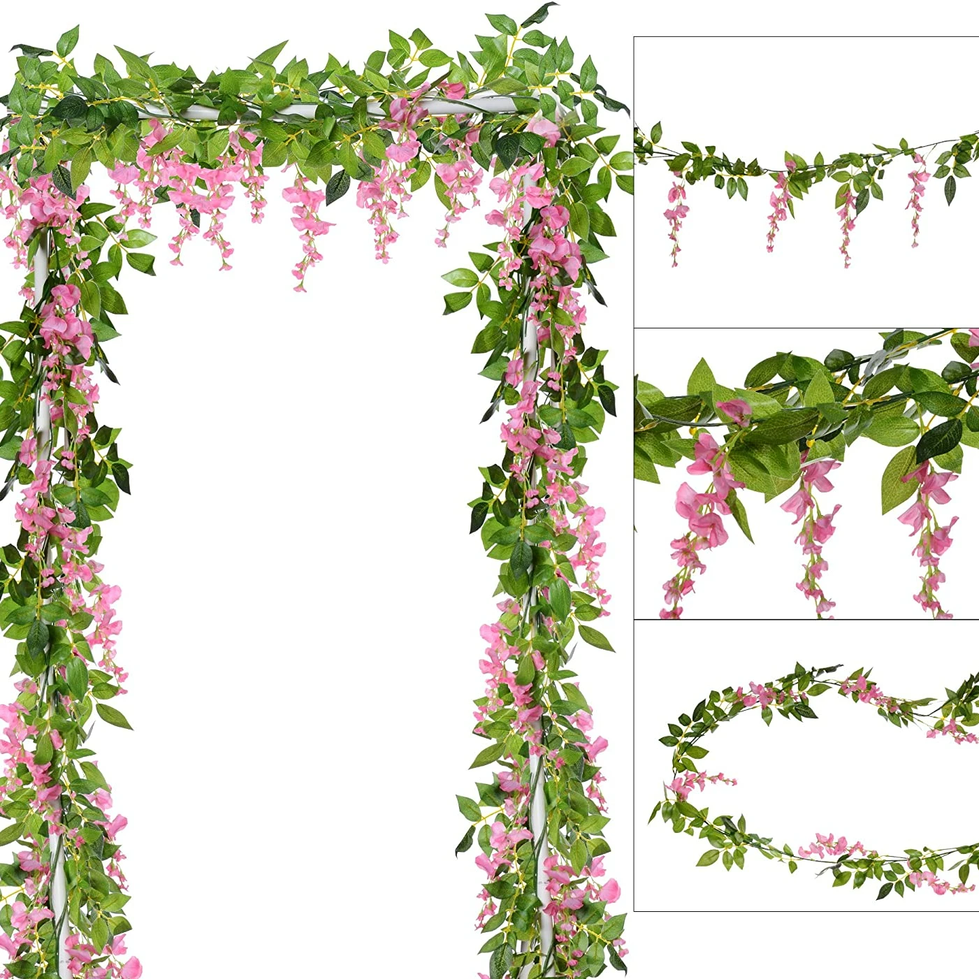 1.8M Artificial Flowers Silk A - đánh giá và giá Wedding Arch Flower